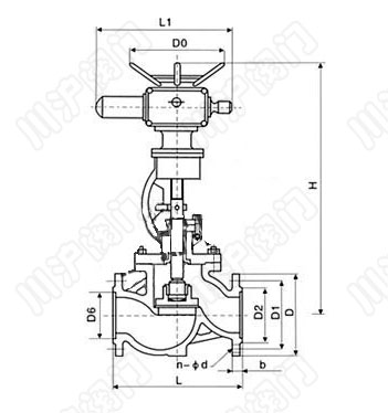 J941H_電動(dòng)截止閥結(jié)構(gòu)圖