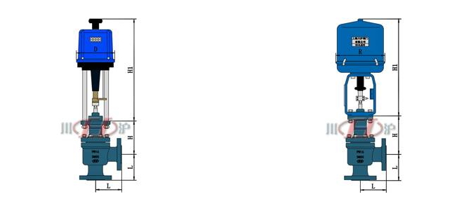電動角型調節(jié)閥結構圖