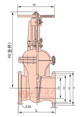 API美標(biāo)閘閥結(jié)構(gòu)圖