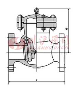 美標(biāo)止回閥結(jié)構(gòu)圖